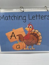 Preschool Children  s Busy Book Activity Game Alphabet Educational Match Letters