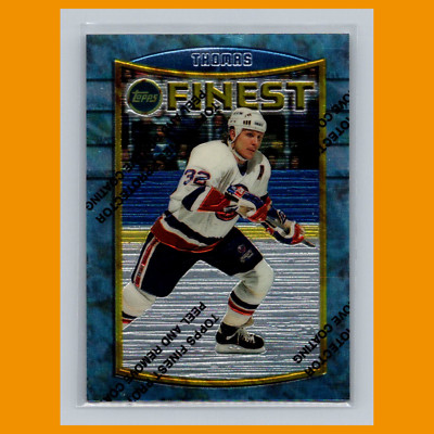 Steve Thomas #37 1994 Topps Finest New York Islanders Hockey Card NHL NM