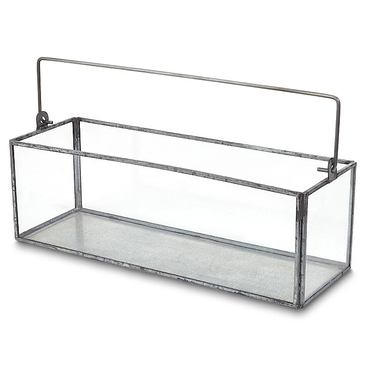 Photophore en acier inoxydable brossé Orphée de 20cm pour table de fête