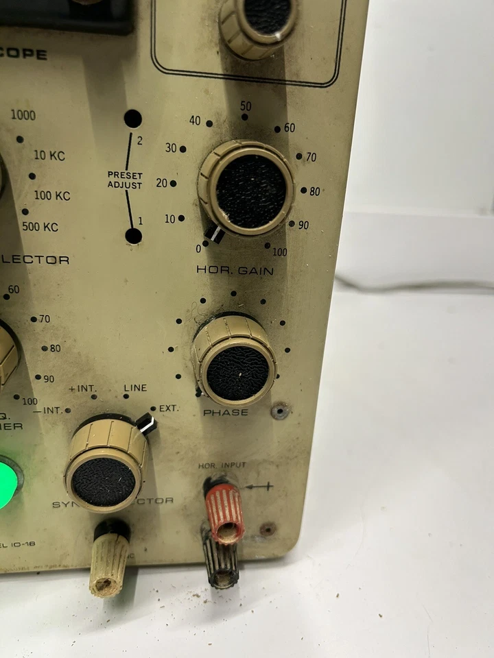 Osciloscopio de laboratorio Heathkit modelo 10-18, 2255-1-69, solo piezas Foto 4 de 4