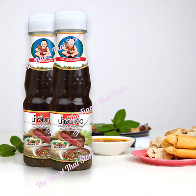 Dek Som Boon Healthy Boy Jaew Hot & Spicy Dipping Sauce E-Sarn Style 165g x 2