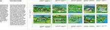 Canada Stamps Scott #1059a (BK87), 34c, Forts 1985, Booklet of 10, MNH, SCV$16