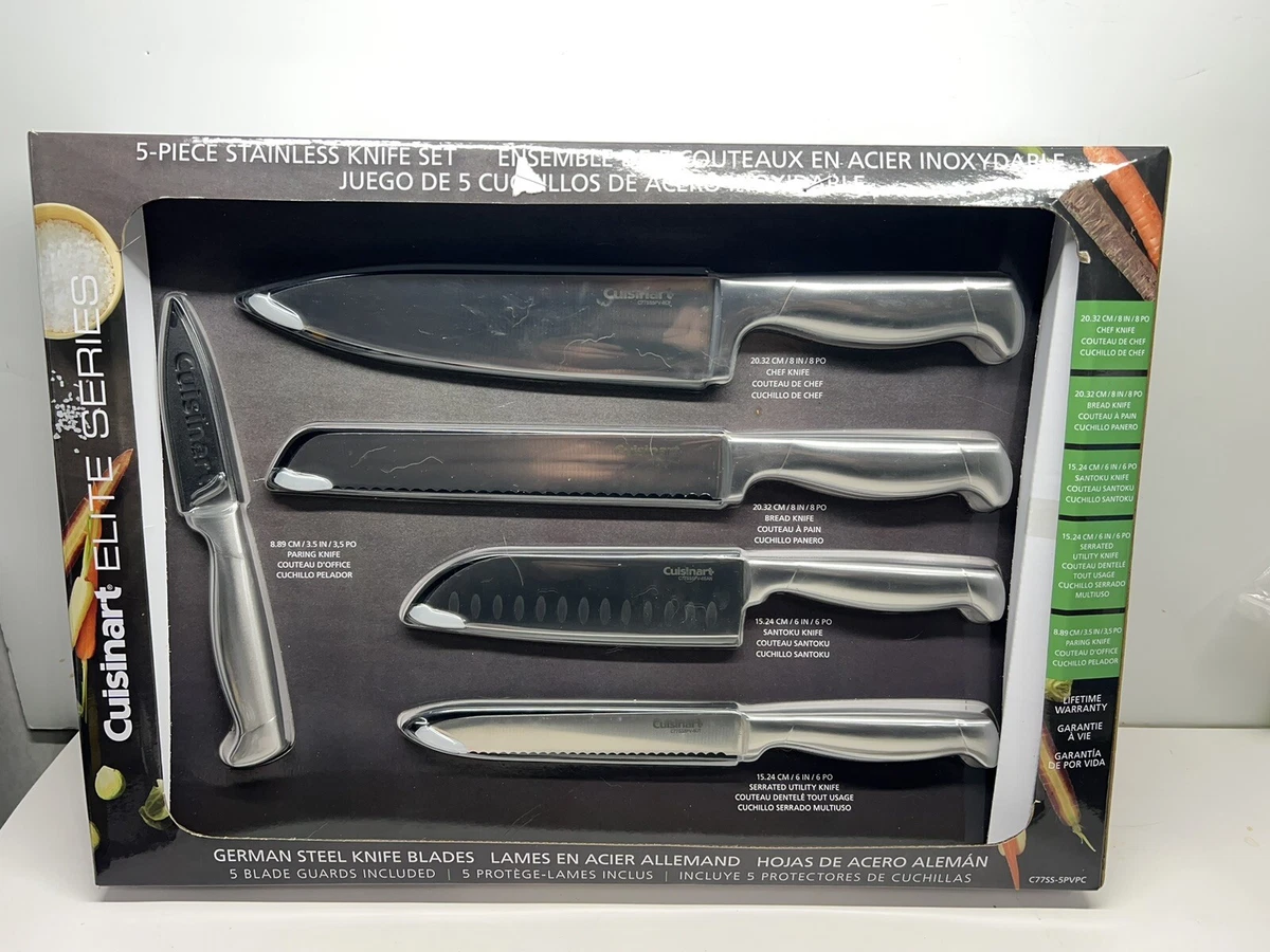 Cuisinart Elite Series 5Piece Stainless Steel Knife Set, 45 OFF