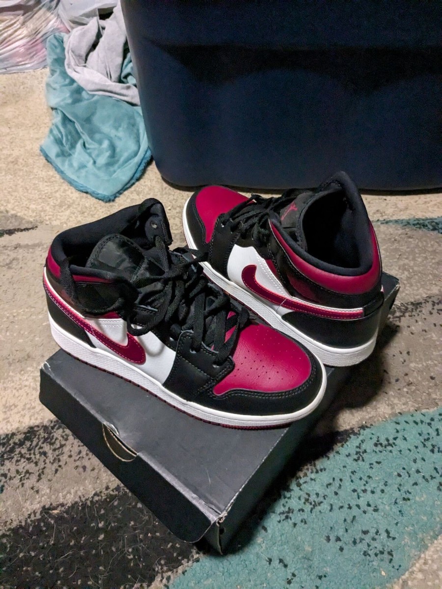 Nike Air Jordan Youth Size 6 Burgundy Black White | eBay