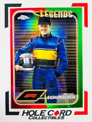 MICHAEL SCHUMACHER 2024 Topps Chrome Formula 1 F1 #187 Green Red