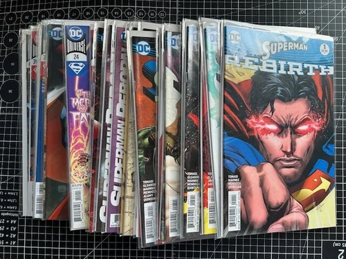 DC Superman Rebirth #1-27, 36-40 Signed By Jonboy Meyers