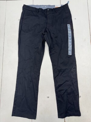 Old Navy Ultimate Straight Flex Black Dress Pants Mens Size 36x32