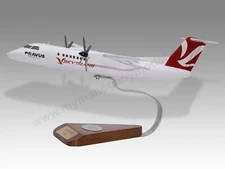 De Havilland Dash 8-300 Skytrans Desk Wood Airplane New Model Small Scale 1/100