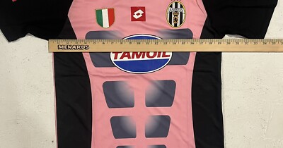 ユヴェントス ピンク七分袖ゴールキーパーユニフォーム lotto Juventus Goalkeeper 02/03 Soccer Jersey - Lotto Pink Abs Athletic