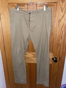 Men's Every Wear Slim Fit Chino Pants - Goodfellow & Co 36 X 30 khaki