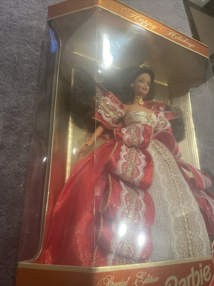 Happy Holidays 1997 Barbie Doll 10th Anniversary Mattel Special
