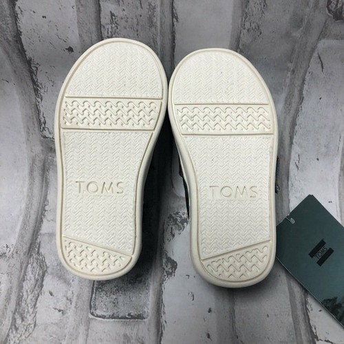 NWT! Toms Tiny Classic Alpargata Blue Lobsters Slip Ons - T6 (Toddler) Size - Picture 3 of 9
