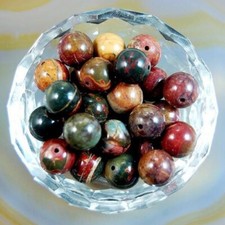 Wholesale 500pcs Lot Natural Picasso Stone Round Spacer Loose Beads 8mm DIY