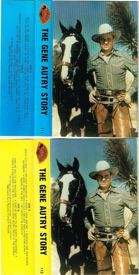 The Gene Autry Story (2 Cassettes, 1989) Brand New, Sealed, Extremely Rare - Image 3 of 4