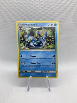 araquanid pokemon card Araquanid 33/131 Sun & Moon Forbidden Light Regular Pokémon Card TCG