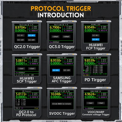 FNIRSI FNB48P USB Tester Voltmeter Ammeter Type C Fast Charge Detection Voltage - Foto 13 di 21