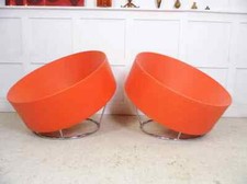 Retro styling Designer Italian Garden plastic lounge chairs Pop by Ferlea
