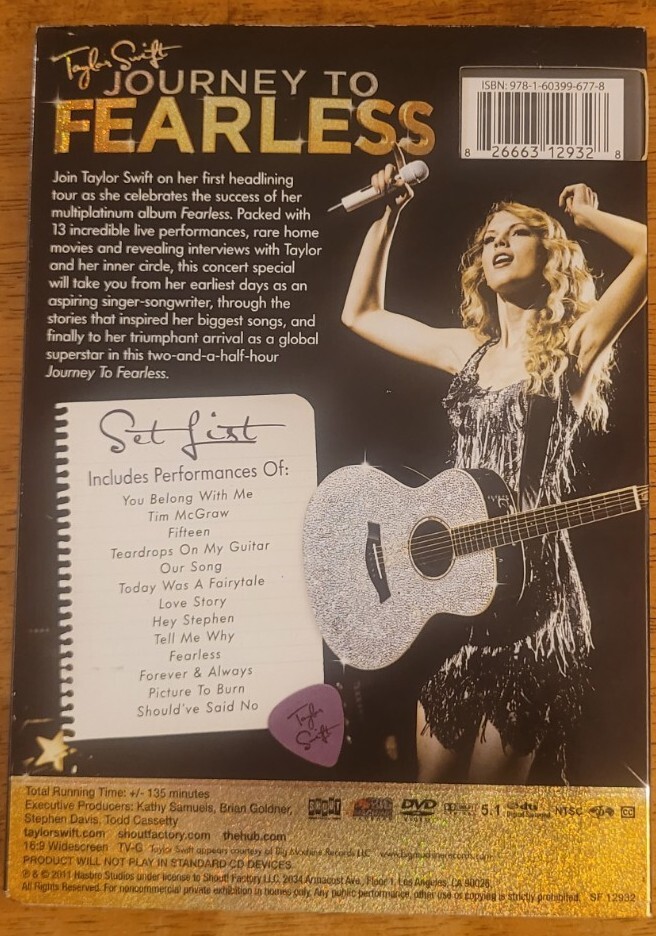 その他 Journey to Fearless / [DVD] Amazon.com: Journey to Fearless : Taylor Swift, Taylor Swift, John