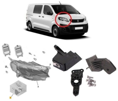 TOYOTA PROACE VAUXHALL VIVARO 2019- RH RIGHT HEADLIGHT HEADLAMP LUG REPAIR KIT