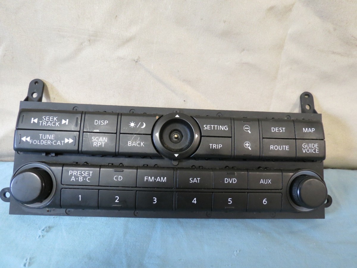 ✓ 05-08 Nissan Pathfinder Radio AM FM SAT AUX CD DVD GPS Player