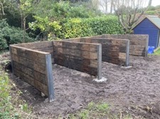 STEEL HOT DIPPED GALVANISED RETAINING WALL POSTS - TOUGH & STRONG POSTS