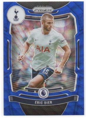 Eric Dier 2021-22 Panini Prizm English Premier League Prizms Blue Wave #154