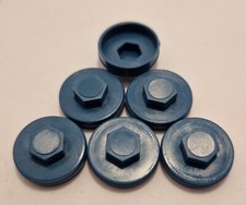 19mm Hex Head Screw Cover Caps   - Various Colours 10/25/50/100/1000