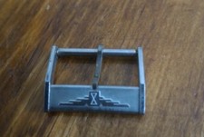 Longines fibbia bukle acciaio 17 mm originale