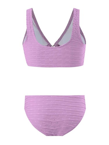 Kids Girls Swimsuit Holiday Swim Outfit Jogging Crop Top With Briefs Summer - Picture 43 of 49
