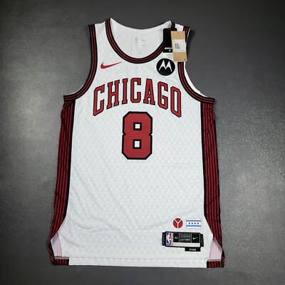 100% Authentic Zach Lavine Nike Bulls City Edition Jersey Size 44