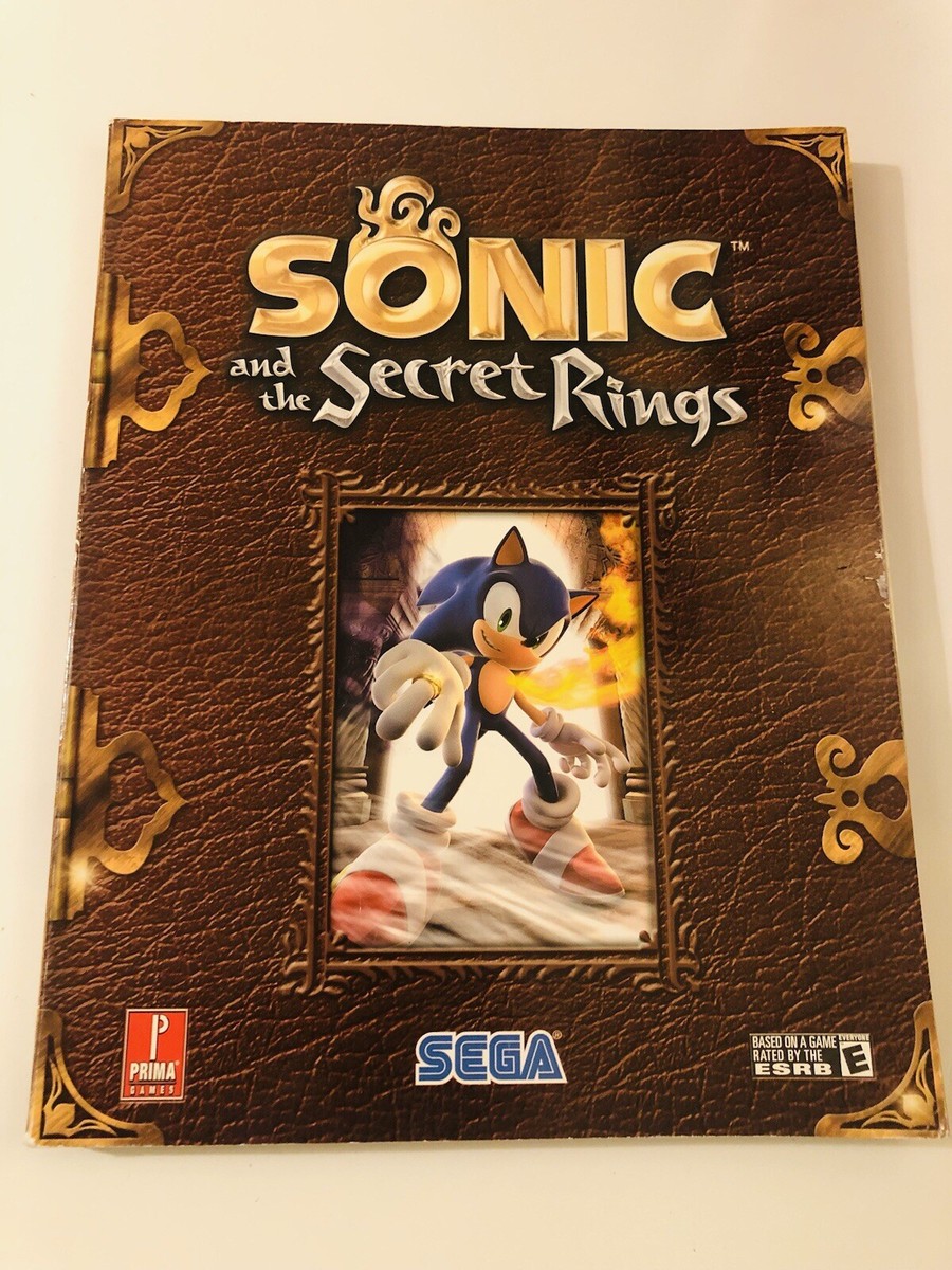 🔥Sonic The Hedgehog Prima Sonic The Secret Rings Guide Book