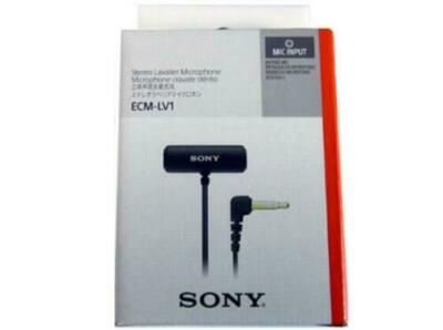ECM-LV1 Stereo Lavalier Microphone For Sony Alpha 1 A1 ILCE-1 ILCE-6700 A6700