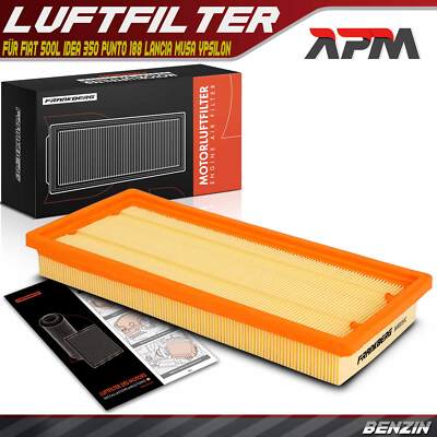 Luftfilter Motorluftfilter für Fiat 500L Idea 350 Punto 188 Lancia Musa Ypsilon