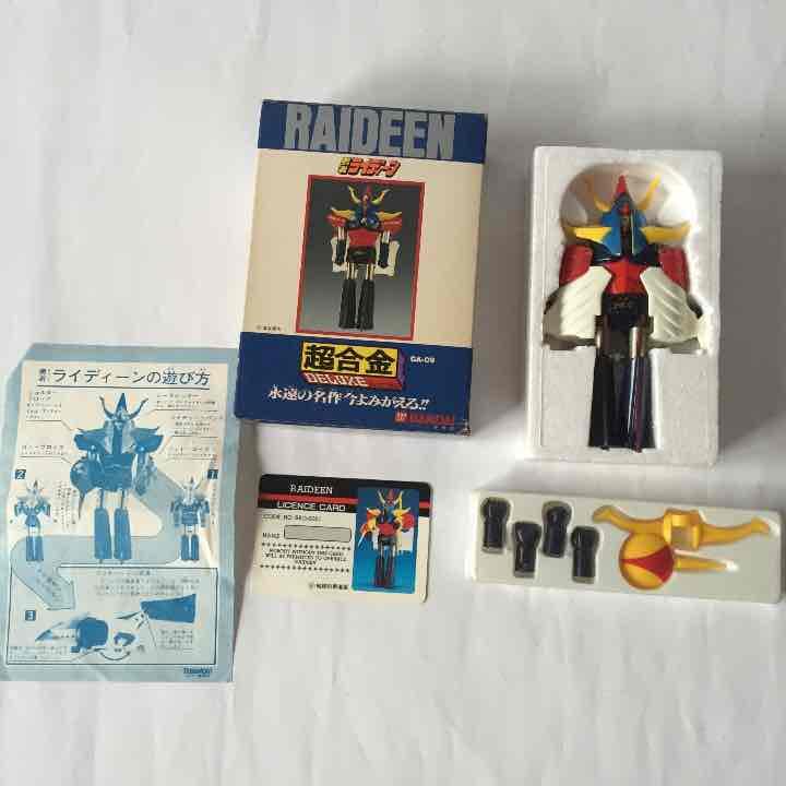 RAIDEEN 超合金 DELUXE GA-09 Rare Vintage BANDAI popy CHOGOKIN Dx deluxe GA-09 REIDEEN (No