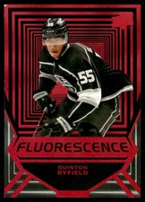 2021-22 Upper Deck Fluorescence Red Quinton Byfield Los Angeles Kings #FL-32