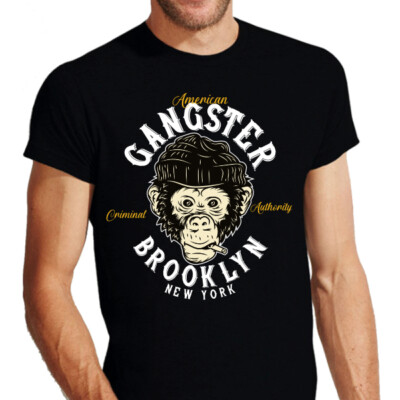 T-Shirts Monkey Affe Print design Bedruck Men woman Unisex Biker sweatshirts