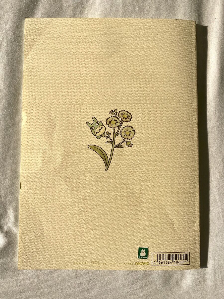 New VTG My Neighbor Totoro Nibariki Notebook Diary Rare New VTG My Neighbor Totoro Nibariki Notebook Diary Rare