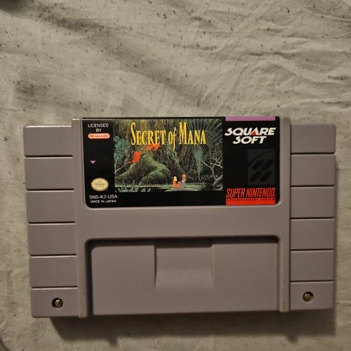 Secret of Mana SNES Super Nintendo Entertainment System, 1993 - Tested
