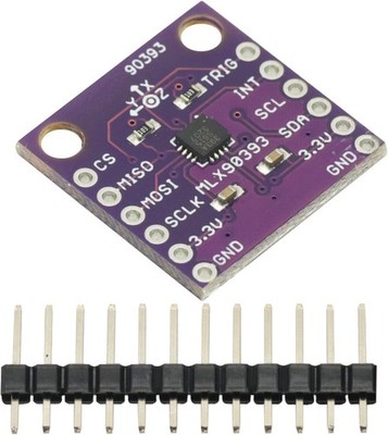 MLX90393 Digital 3D Hall Sensor Module Three Displacement Angle Rotate Position