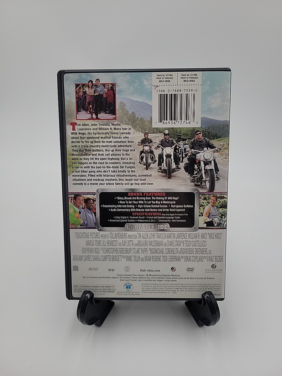 Wild Hogs (DVD, 2007) Tim Allen, John Travolta, Martin Lawrence