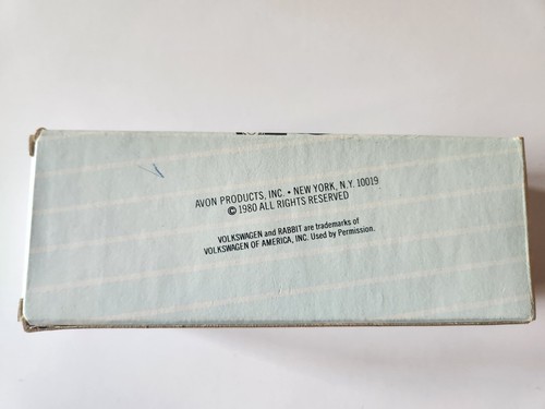 AVON Bottle Volkswagen Rabbit Sure Win Bracing Lotion With Box | eBay