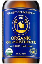 Organic Body Oil Dry Skin Face Moisturizer 4oz Cold Pressed Oils