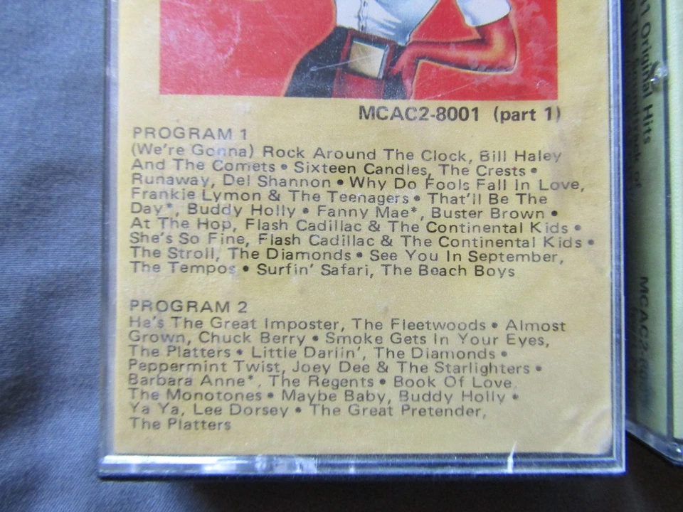 American Graffiti Soundrack Cassette Tape Set of 2 - Image 2 of 4