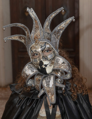 Venetian Mask Jolly Nunzia Made In Venice, Italy!