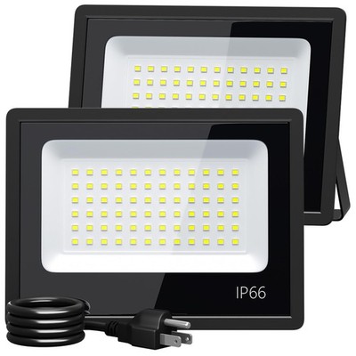 LED Flood Light Outdoor, High Power Commercial Work Light, IP66 Waterproof Da...