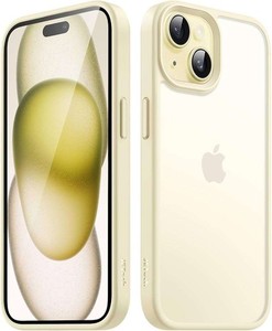 JETech iPhone 15 Hülle + gehärtetes Glas für Display und Kameralinsen