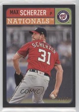 2019 Topps Brooklyn Collection Black 53/75 Max Scherzer #21 o7m