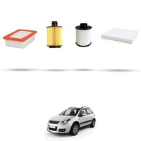 Hoffcar Wartungskit - 4 Filter Kompatibel Mit Suzuki Sx4 Ab 2.0 Ddis 99KW 20