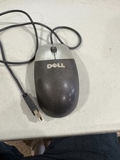 Dell 3 Button Silver-Black Wired USB Optical Scroll Wheel Mouse tested.