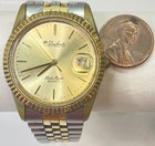 Dufonte Lucien Piccard Quartz Analog Date Dial Two Tone Men's Watch 68.4g — photo 3